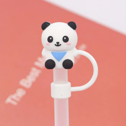 10mm Silicone Straw Covers – Animal Toppers & Spill Stoppers for Stanley 30/40oz Tumbler Accessory