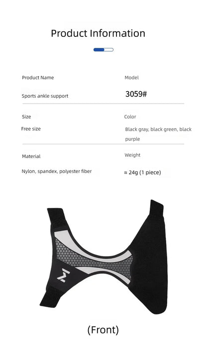 Women’s Ankle Support Sleeve – Anti-Twist Foot Protection for Basketball, Football & Running