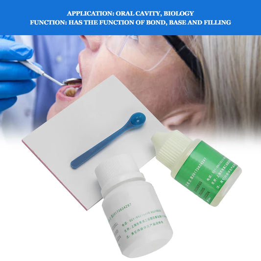 Zinc Polycarboxylate Cement Kit – 15ml Liquid & 30g Powder Dental Cement for Professional Use