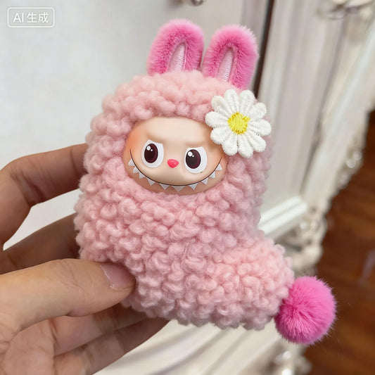 Labubu V4 Doll Fried Shrimp Outfit – 4.0 Pin for Love Series Doll Clothes & Accessories