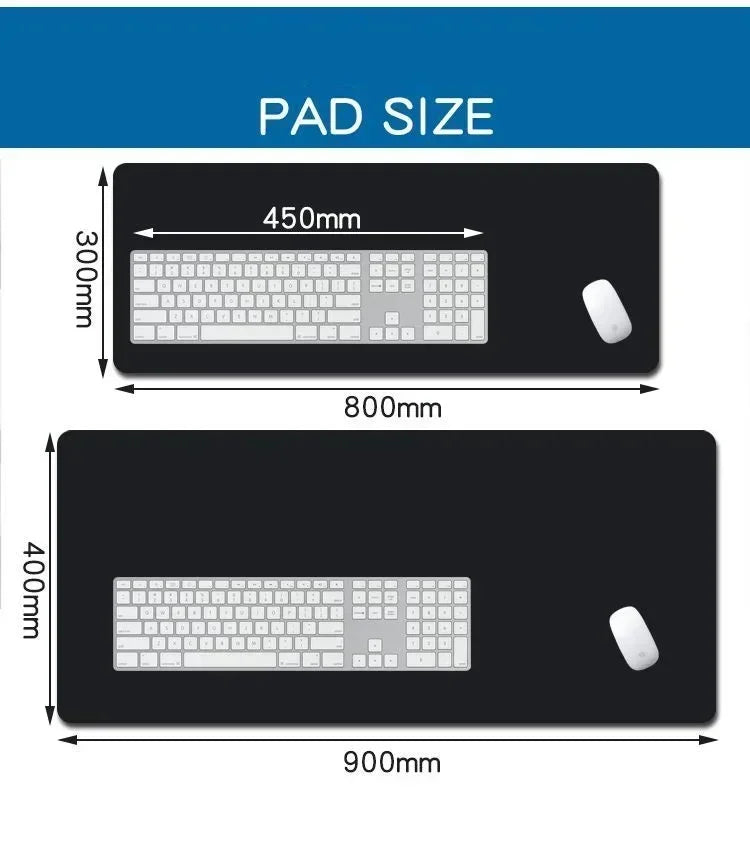 Gray Texture XXL Gaming Mouse Pad – Large 90x40cm Rubber Anti-Slip Desk Mat for Computer Office and Gaming