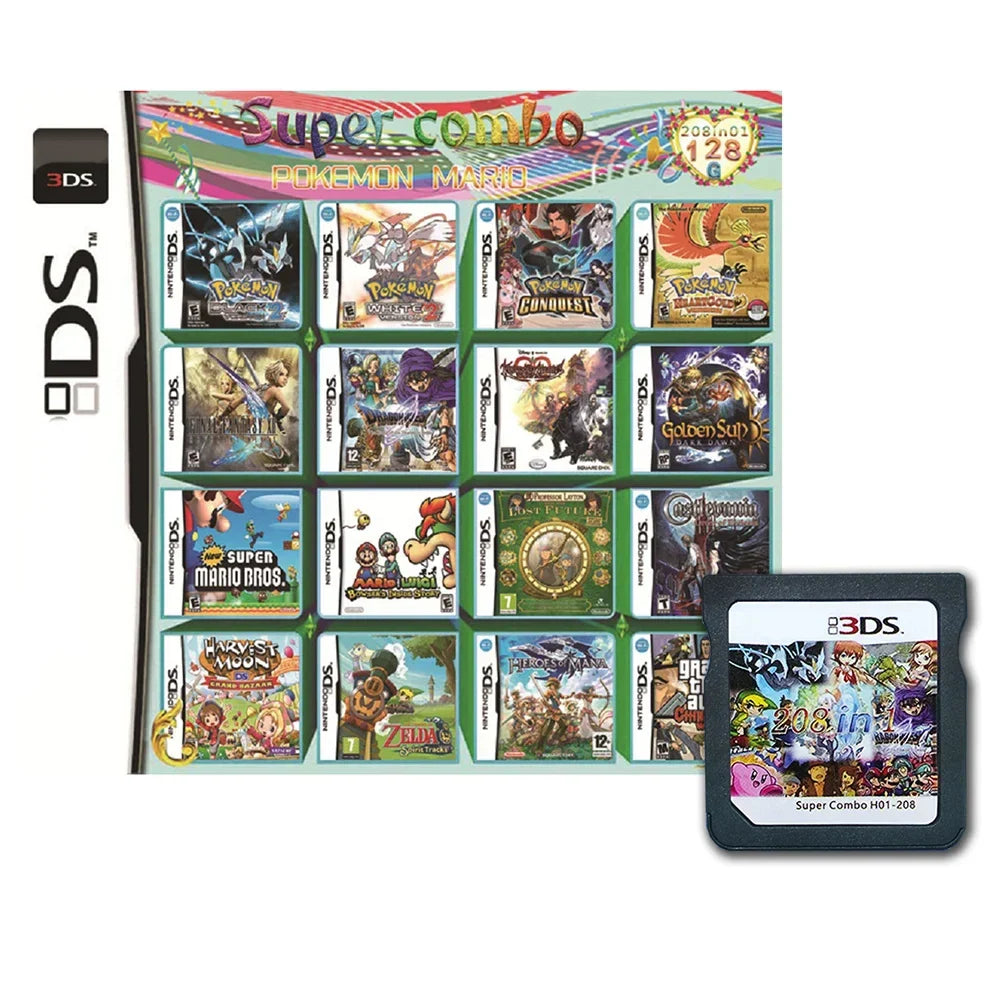 4300-in-1 Compilation DS/NDS/3DS/NDSL Game Cartridge – R4 Video Game Handheld Player