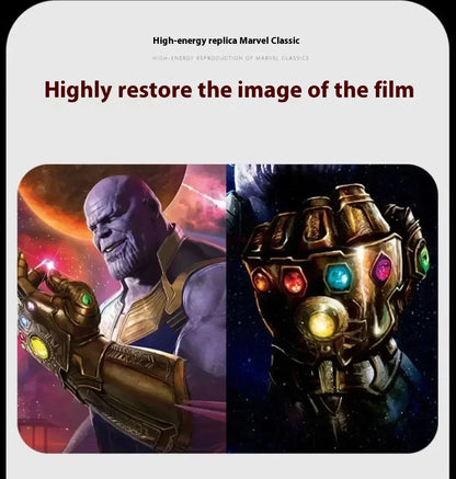 Marvel 32cm Iron Man Nano Gauntlet Building Blocks – Thanos Infinity Gloves DIY Puzzle Plastic Figure Toy