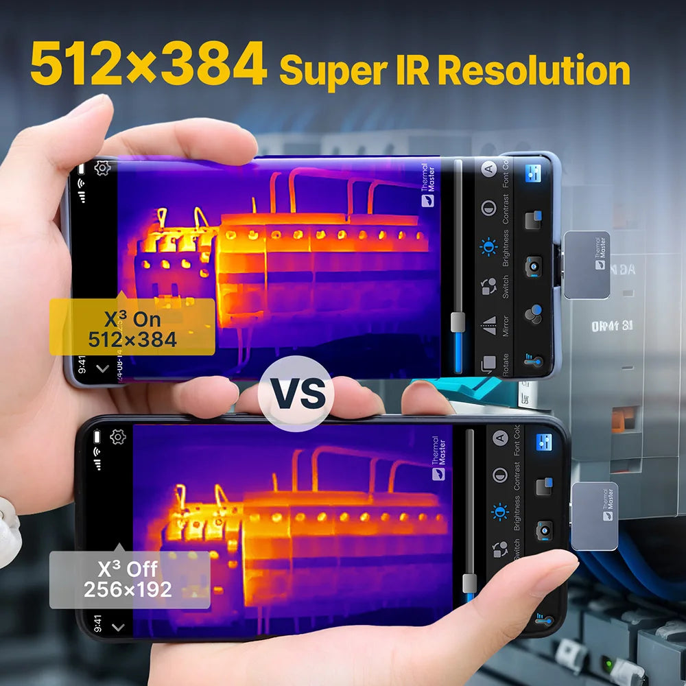 P2PRO Macro Thermal Imager – 600℃ Infrared Camera 256x192 for Android & iPhone