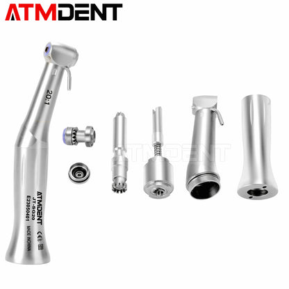 Dental 20:1 Implant Contra Angle Handpiece – Slow Speed for E-Type Micromotor, Compatible with Dental Implants