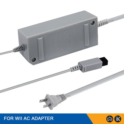Nintend Wii AC Adapter 100-240V 12V 3.7A – EU/US Plug Wall Charger Power Supply