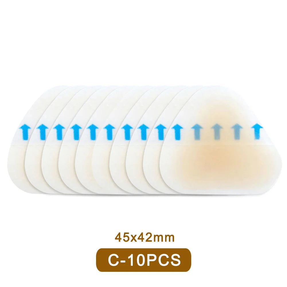 10/20PCS Hydrocolloid Foot Patches Heel Stickers | Anti-Wear Adhesive Bandages for Pain Relief & First Aid