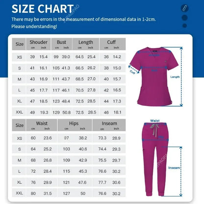 Unisex Medical Scrub Sets - Clinical Uniforms for Men and Women, Doctor, Nurse, Dentist Workwear with Tops and Pants