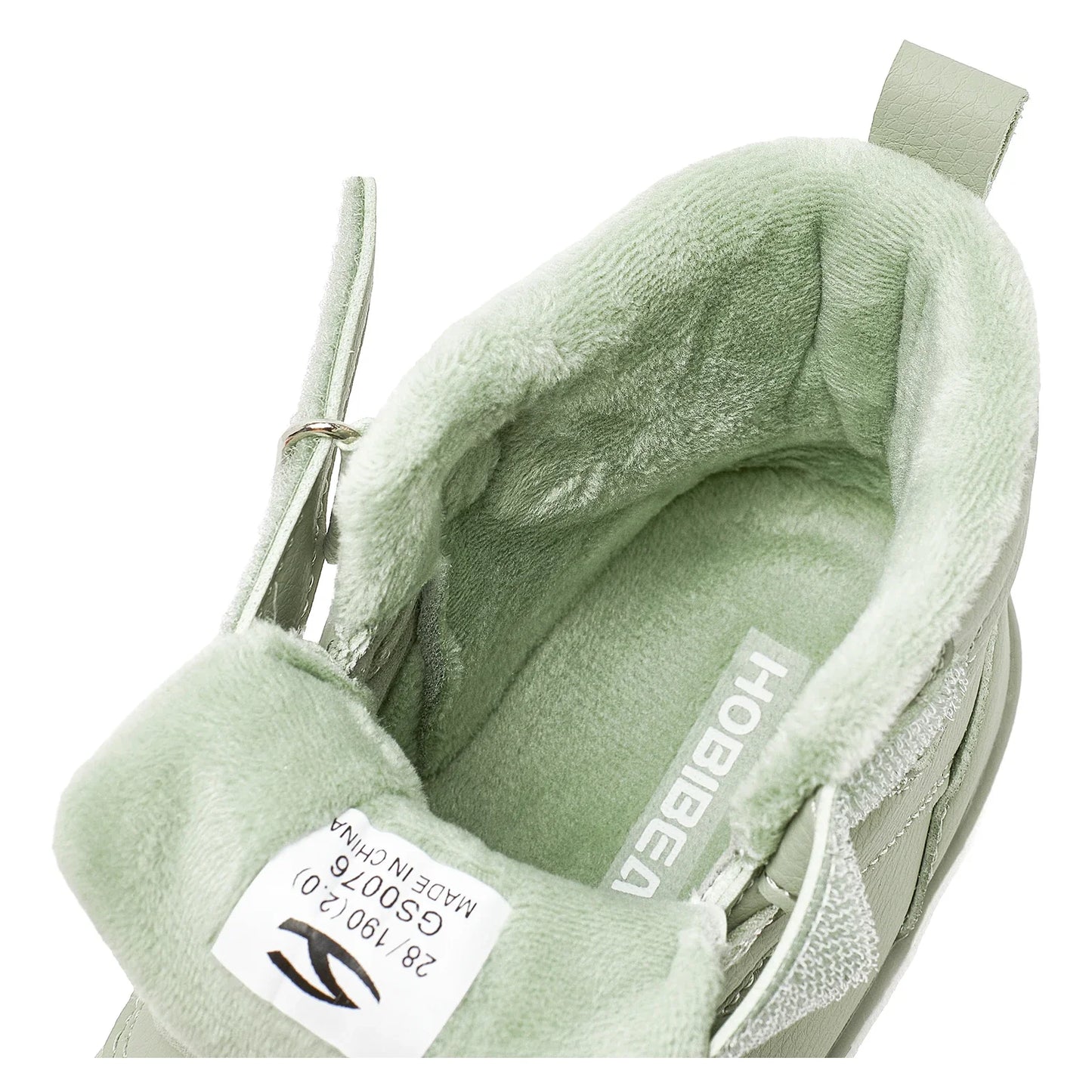 HOBIBEAR Kids Winter Shoes – Wide Toe Box Faux Fur Lined Ankle Sneakers for Boys & Girls