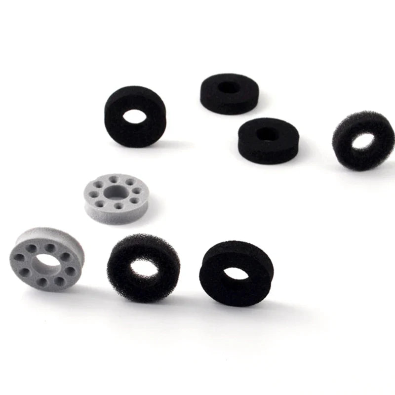 4 Pair/Set Precision Ring Sponge Sleeves - Shock Absorber Positioning for PS4, PS5, Xbox One, Switch Controllers