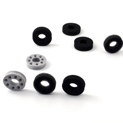 4 Pair/Set Precision Ring Sponge Sleeves - Shock Absorber Positioning for PS4, PS5, Xbox One, Switch Controllers