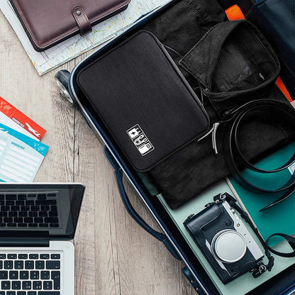 Portable Digital Storage Bag: Waterproof USB Gadget Cable Organizer Pouch - Ideal for Electronics Accessories & Devices, Digitals Pack Supply