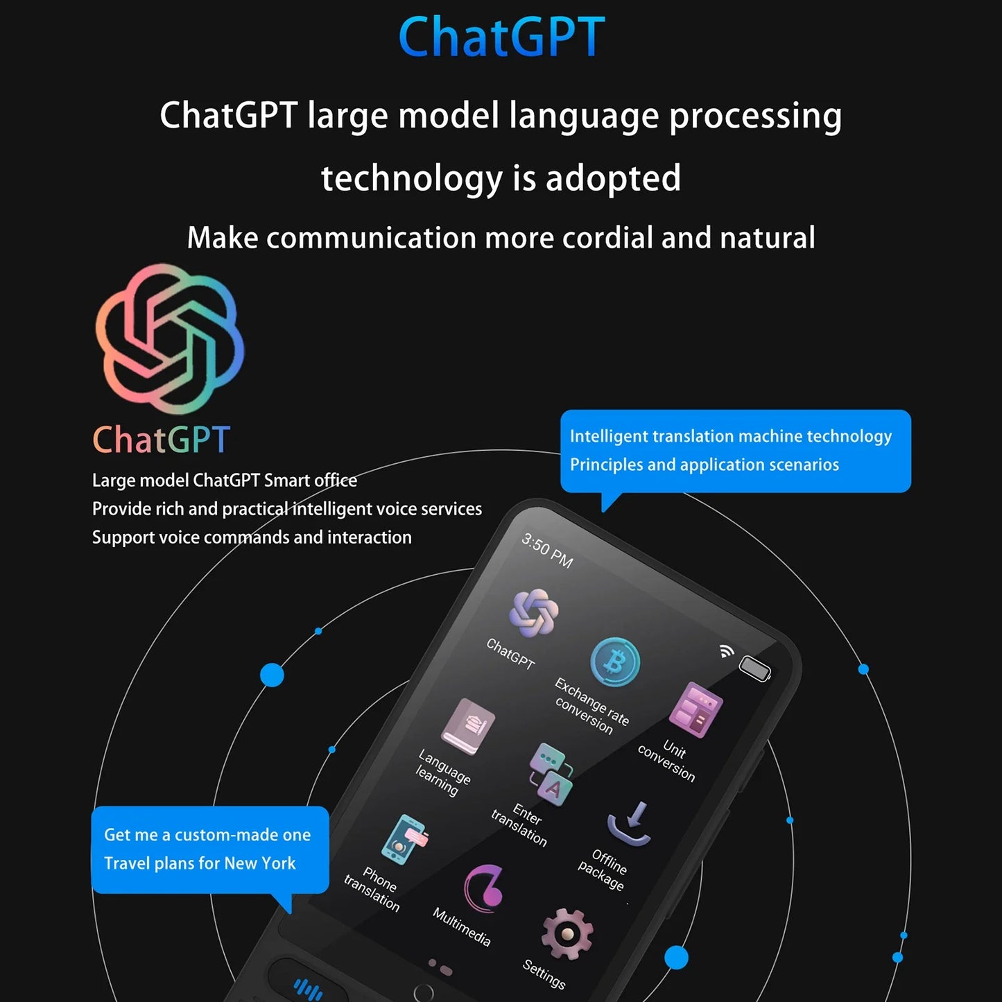 Portable S85 Language Translator Device - 138 Languages, Voice & Offline Translation, Video Recording Support