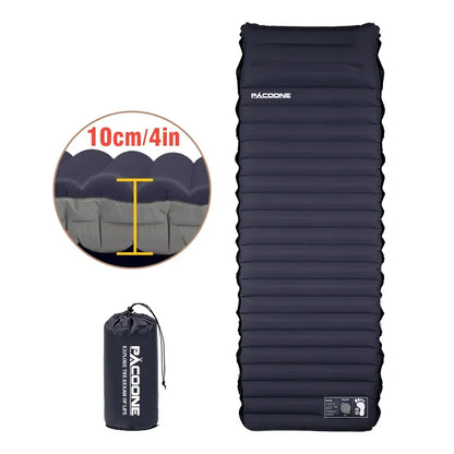 Thick Ultralight Self-Inflating Camping Mattress - Outdoor Air Mattress with Built-In Pump for Travel, Hiking, Fishing