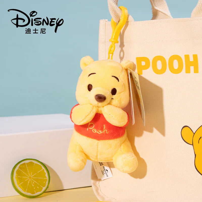 Disney Winnie the Pooh Piglet Plush Keychain — Cute Cartoon Doll Backpack Pendant | Kids Birthday Gift