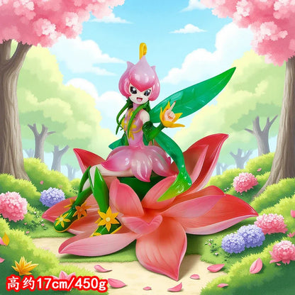 17cm Digimon Adventure Lilimon Anime Figure – Cute Collectible Desktop Toy Gift for Kids