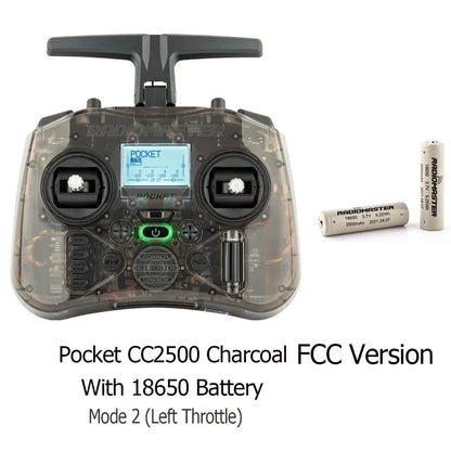 Radiomaster Pocket Hall Gimbal Portable RC Transmitter with Built-in LED Light & Foldable Antenna
