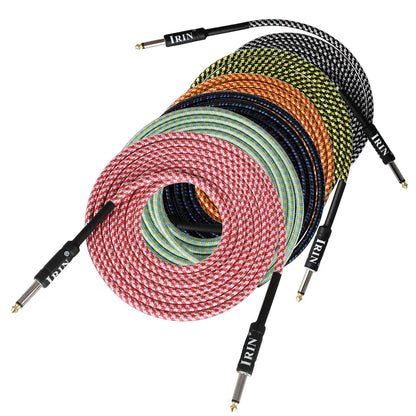 IRIN 3M Guitar Cable - No Noise Audio Wire Cord, Stringed Instrument Accessories for Electric Guitar Bass