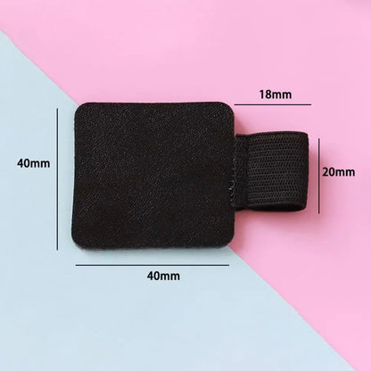 2Pcs Self-Adhesive Pen Loop Holders - Universal Elastic Pencil Clips for Notebook, Diary, and Planner Covers