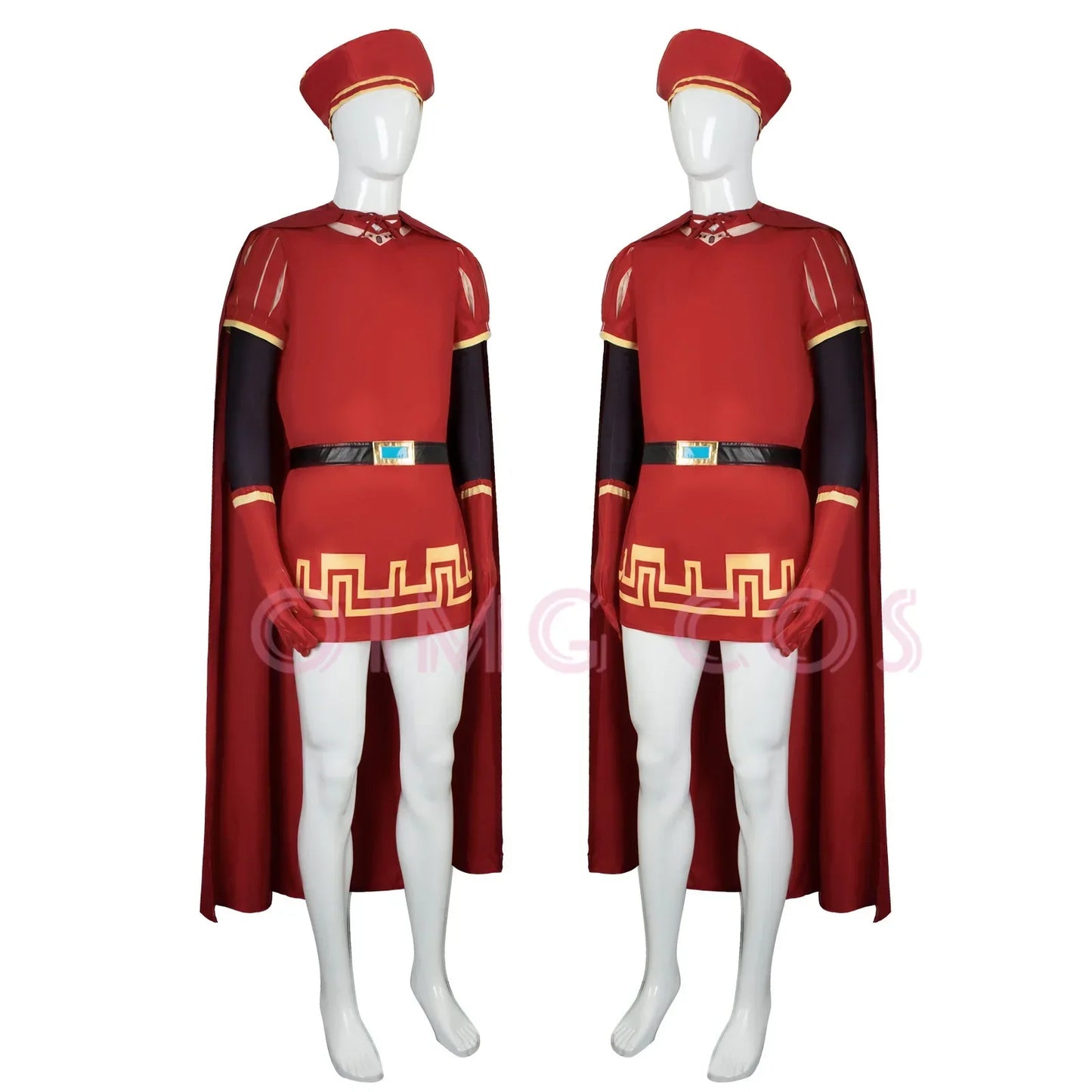 Lord Farquaad Cosplay Costume — Shrek Halloween & Carnival Outfit with Wig for Anime & Role-Playing Parties