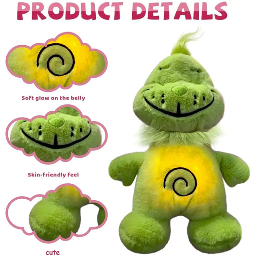 Grinch Plush Toy Doll — Green-Haired Monster Stuffed Companion for Comfort, Soothing, and Sleep