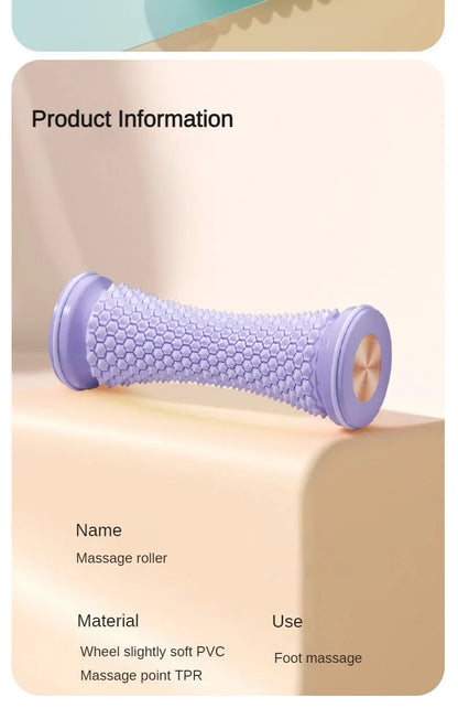 Foot Massage Roller & Yoga Massage Ball – Plantar Fascia & Muscle Relaxation Manual Foot Massager