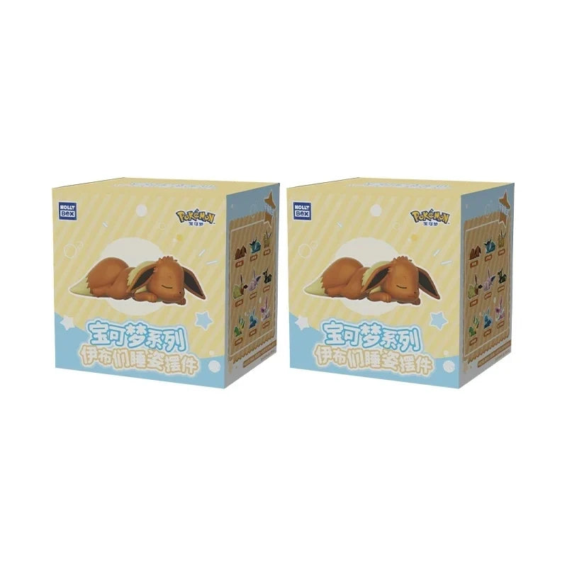 Eevee Anime Blind Box Set - Multi Form Character Desktop Ornament Toy Scene Decoration Mystery Gift Collection