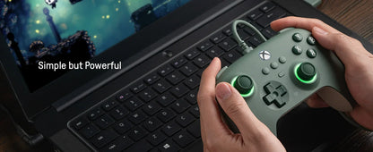 8BitDo Ultimate C Wired Game Controller for Xbox Series X/S & Xbox One | RGB Lighting, Hall Effect Joysticks