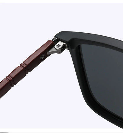 Fashion Square Polarized Sunglasses for Men – Luxury Designer UV400 Driving & Fishing Eyewear