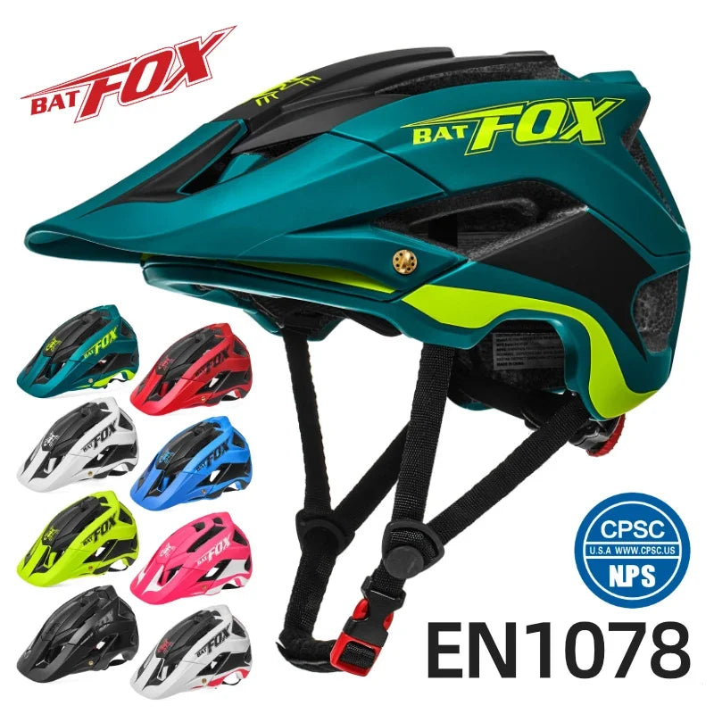 BATFOX Ultralight MTB Bicycle Helmet for Men & Women – Integrally Molded Mountain & Road Cycling Helmet