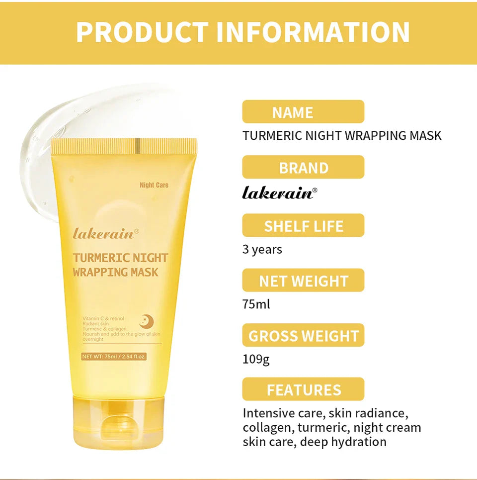 Collagen Jelly Cream – Hydrolyzed Overnight Peel-Off Facial Mask for Hydration & Firming