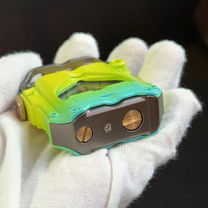 Creative LED Metal Kerosene Lighter : Cool Mechanical Design, Personalized High-Looking Gift for Men