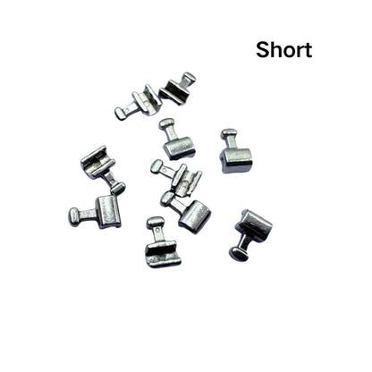 Orthodontic Lingual Button & Crimpable Hook Set – Metal Bondable Dental Traction Eyelets & Accessories for Dentistry Use