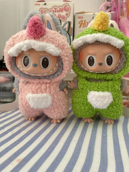 Ropa Labubu Animal-Themed Overalls – Cute Monkey, Bear & Rabbit Bib Pants Costume, Macaron Outfit for Kids