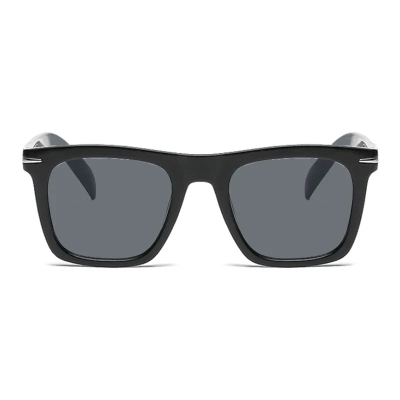 Vintage Square Sunglasses for Men – Classic Retro Gradient Designer Shades