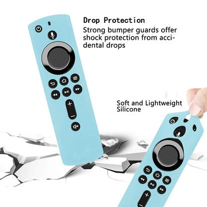 Shockproof Anti-Slip Silicone Case for Amazon Alexa Fire TV Stick Remote Control: Protective Cover for Durable Controller Sheath