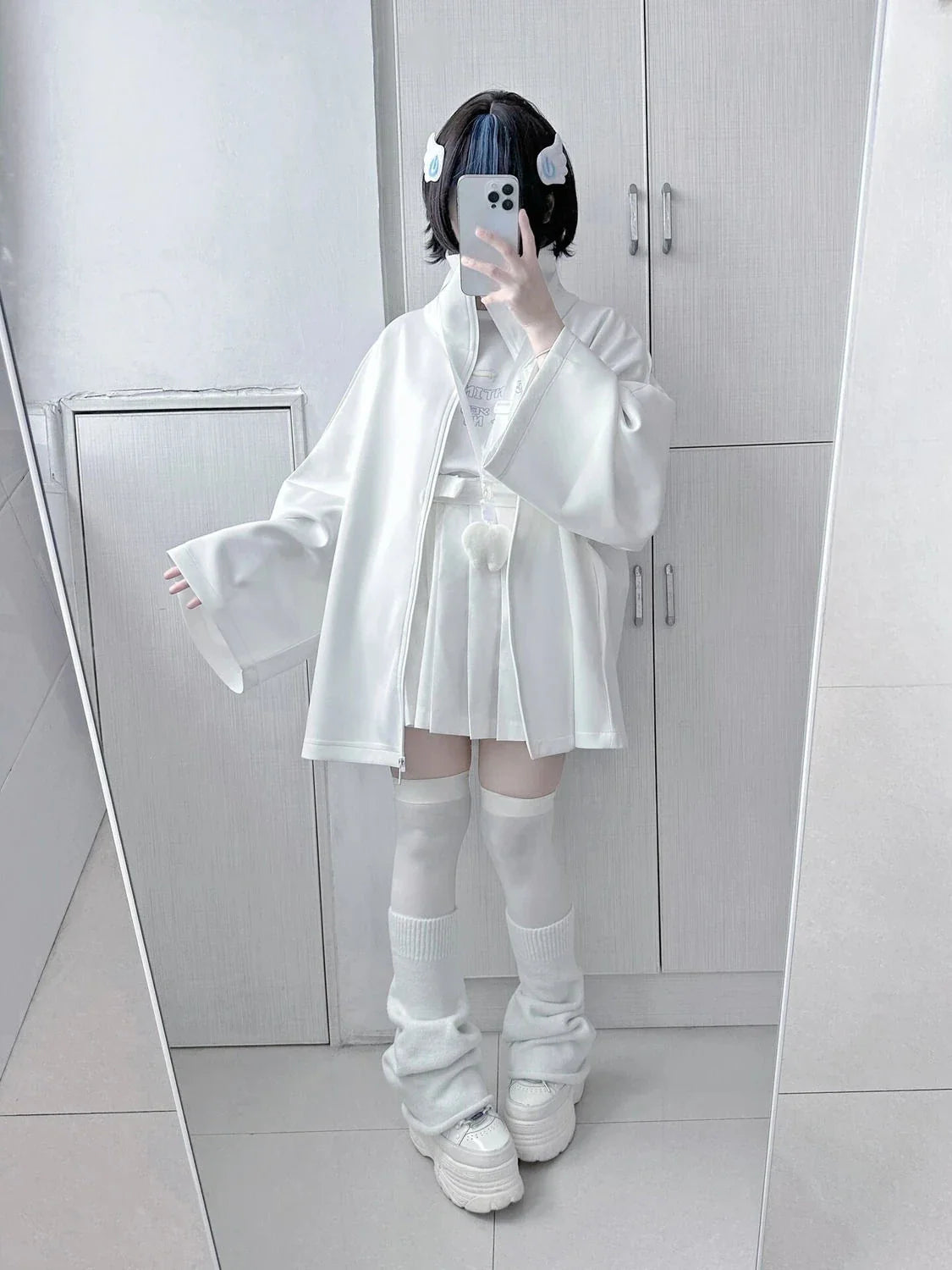 Spring Casual Hoodie – Women’s Loose Y2K Aesthetic Oversized Embroidered Harajuku Zipper Grunge Sweatshirt