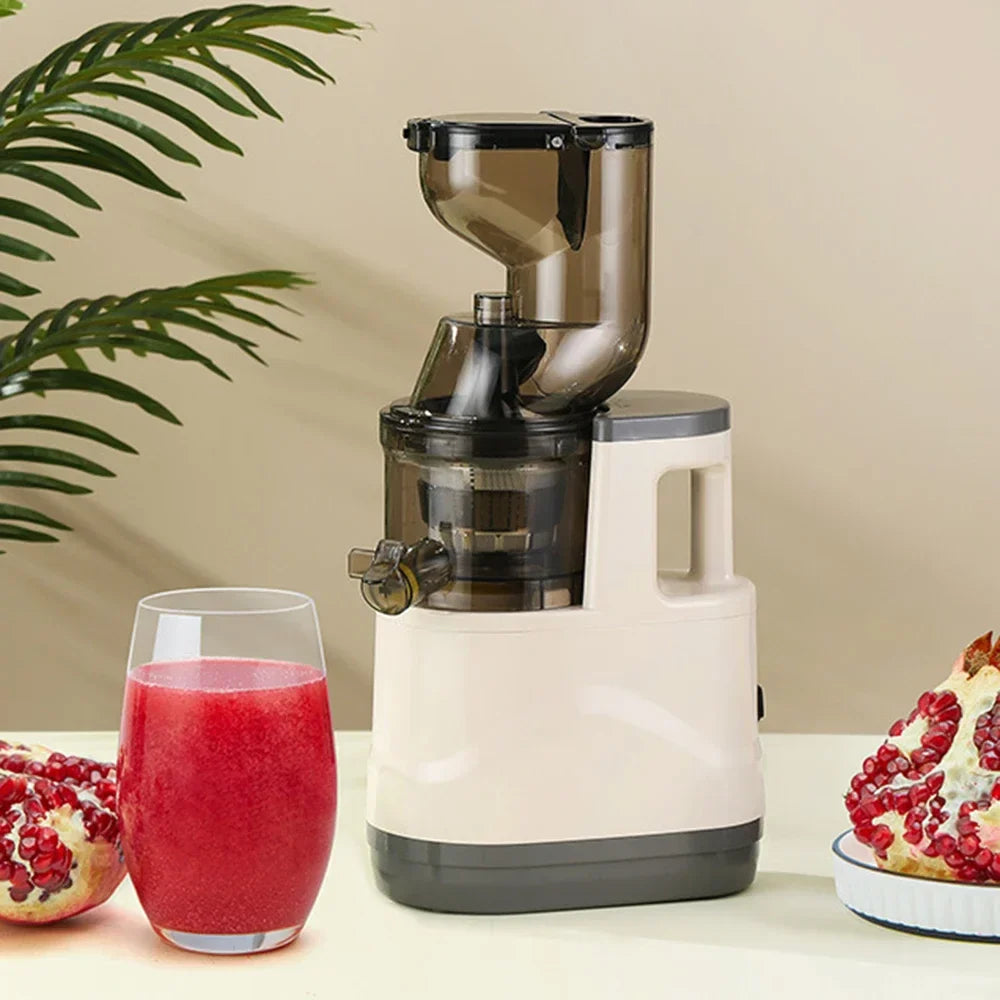 Houselin 7" Masticating Juicer — Cold Press Electric Juicer for Whole Fruits & Vegetables, High Yield