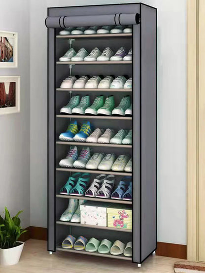 Multilayer Dustproof Shoe Storage Rack – Space-Saving Nonwoven Shoe Cabinet & Organizer for Home Furniture