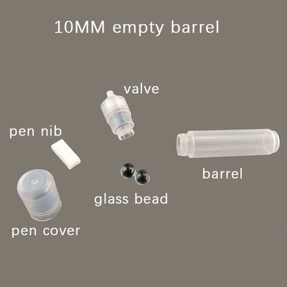 Plastic Empty Pen Rod Tubes – 0.5 to 30mm Barrels for Graffiti, Liquid Chalk, Paint Marker Accessories