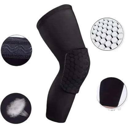 Sports Knee Pads Compression Brace – Knee Support Protector for Volleyball, Basketball, Gym Training, and Soccer Shin Guards