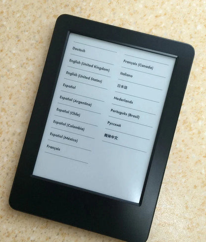 Kindle 8th Gen 6-Inch E-Book Reader, E-Ink Touch Screen, WiFi Connection, Registerable Account, Without Backlight
