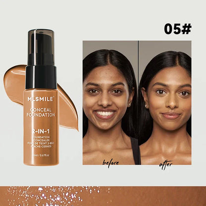 Oil-Control Matte Face Foundation Cream – Waterproof Full Coverage BBCream for Professional Makeup