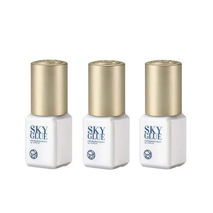 Sky Glue Eyelash Extension Adhesive 5ml – Fast-Drying 0.5s False Lash Glue with Makeup Bag