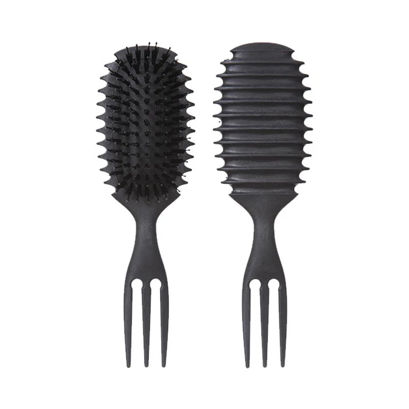 Candy Brush Curly Hair Styling – Nylon Bristle Detangling & Volumizing Comb for All Hair Types