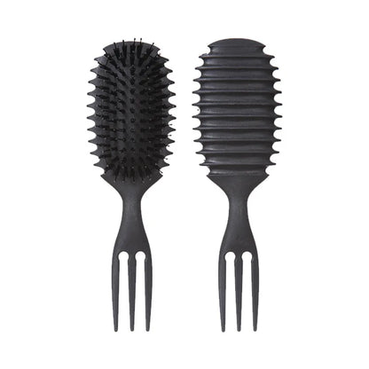 Candy Brush Curly Hair Styling – Nylon Bristle Detangling & Volumizing Comb for All Hair Types