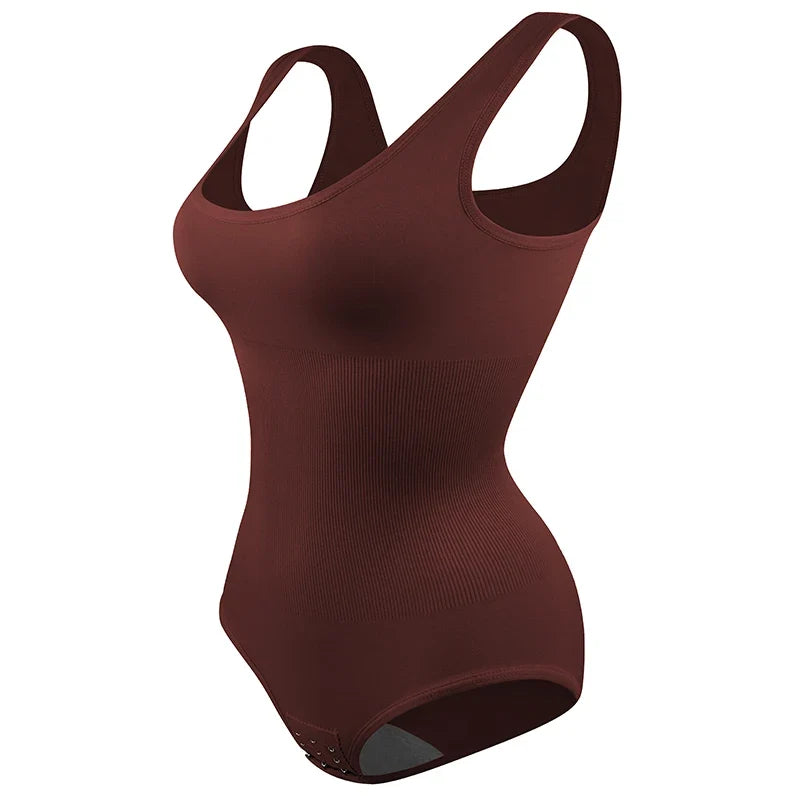 Women’s Tummy Control Shapewear Bodysuit - Butt Lifter Slimming Body Shaper for Invisible Under Dress Wear
