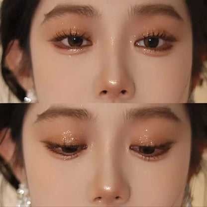 Shiny Chameleon Eyeliner Pencil: Green Gold Purple Glitter Eye Shadow - Waterproof Beauty Cosmetics Makeup for Women