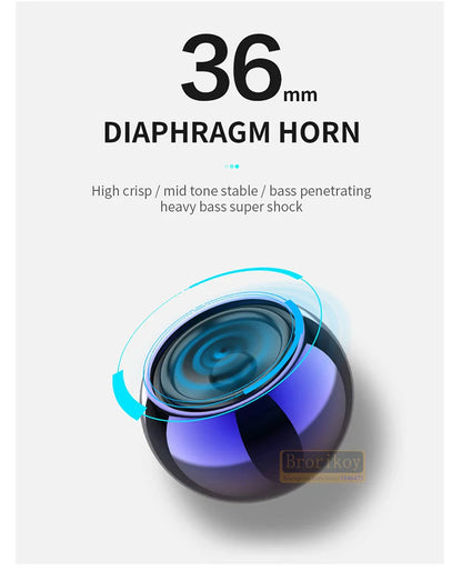 Metal Mini Wireless Bluetooth Speaker — HiFi Portable Subwoofer with Super Bass Stereo for Mobile, PC & Music Playback