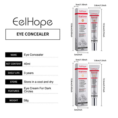 Invisible Dark Circles Concealer – Acne & Lacrimal Groove Cover, Brightening Facial Makeup Base Cosmetics